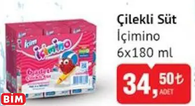 İÇİMİNO  ÇİLEKLİ SÜT